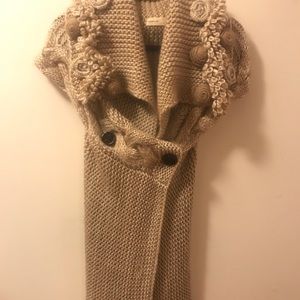 Sleeping on Snow Anthropologie Vest Cardigan